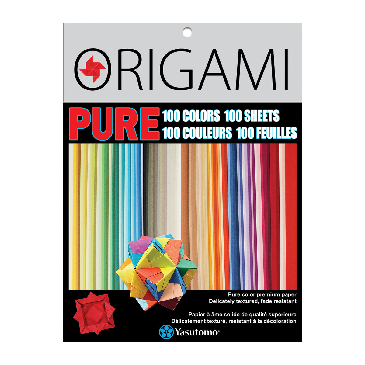 ORIGAMI PURE COLORS 100-PACK 5 7/8&quot;