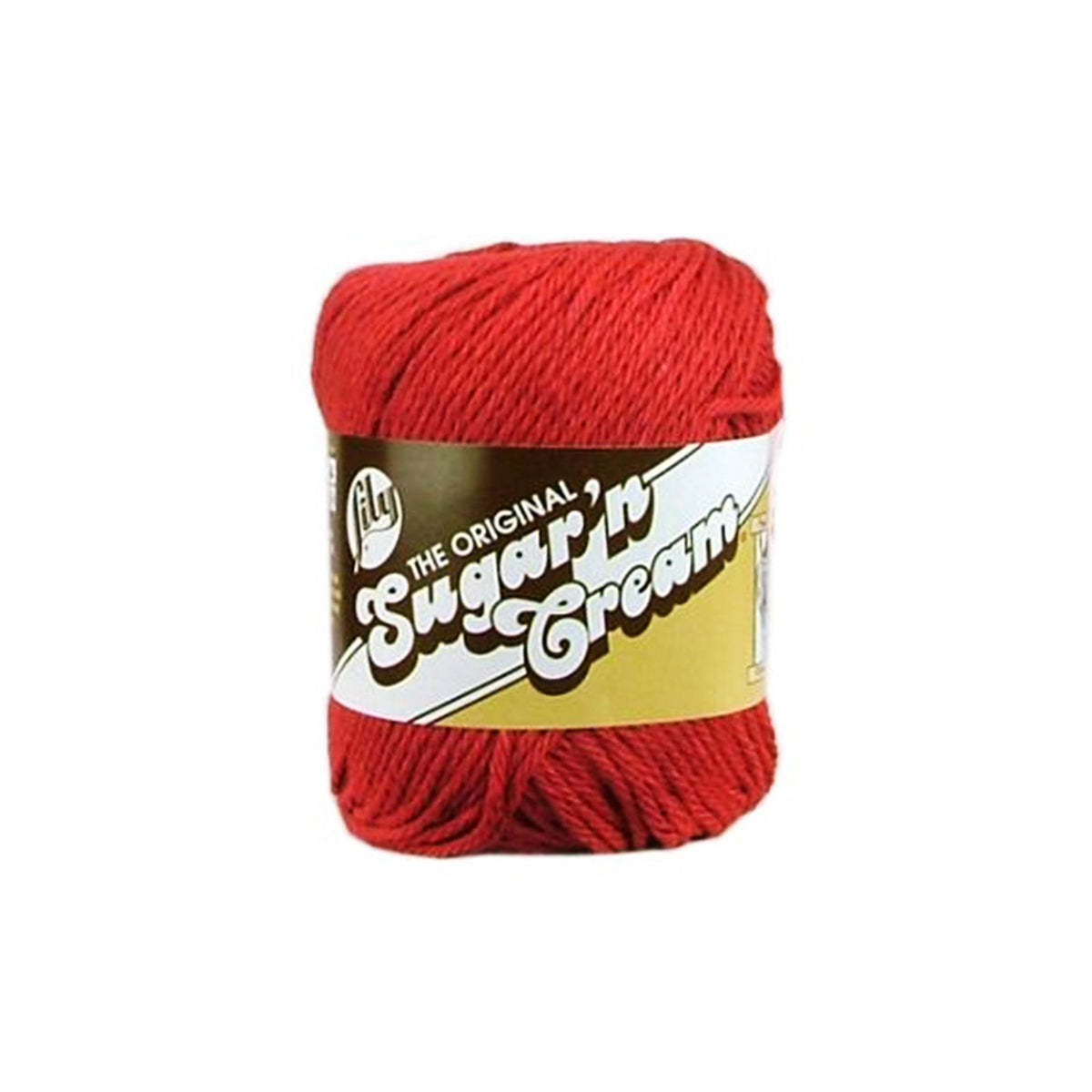 SUGAR N&#39; CREAM YARN 2.5&quot;oz COUNTRY RED