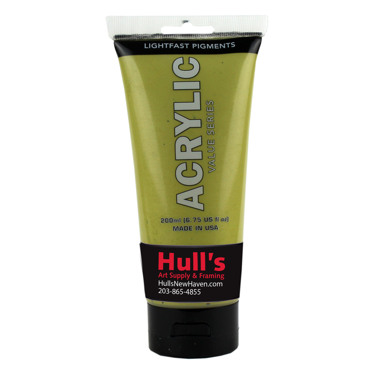 HULLS ACRYLIC 200ml TUBE GOLD