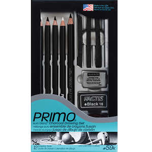 PRIMO CHARCOAL DRAWING SET