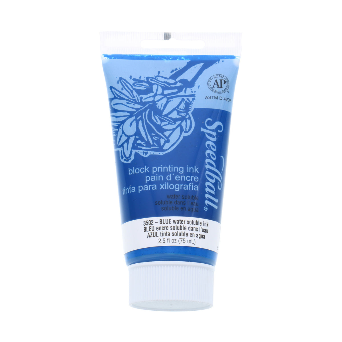 WATER-SOLUBLE BLOCK PRINTING INK 2.5oz BLUE