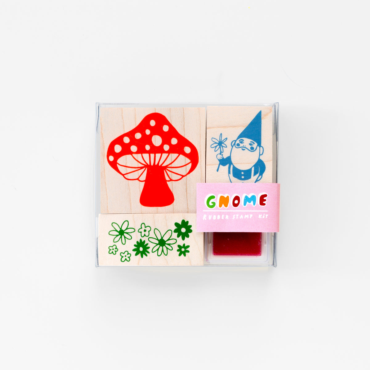 STAMP KIT GNOME &amp; MUSHROOMS