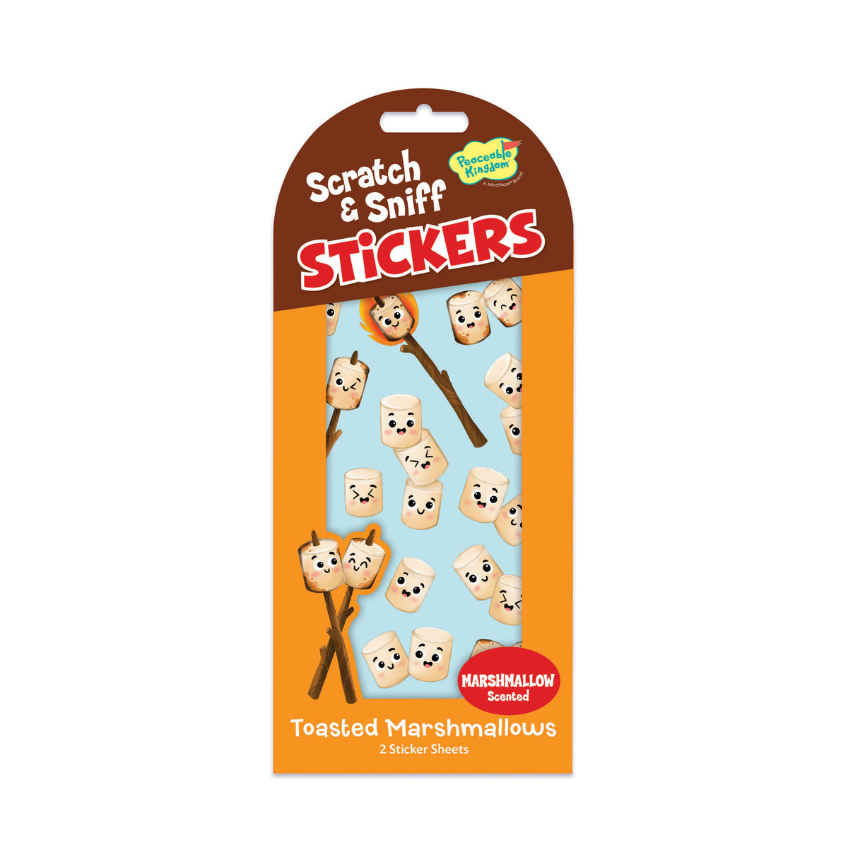 SCRATCH AND SNIFF STICKERS MARSHMALLOWS