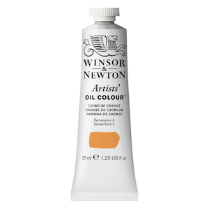 W&amp;N ARTISTS&#39; OIL COLOR CADMIUM ORANGE 37ml