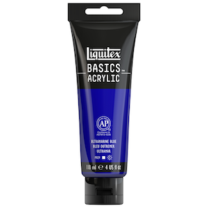 BASICS 4oz TUBE ULTRAMARINE BLUE
