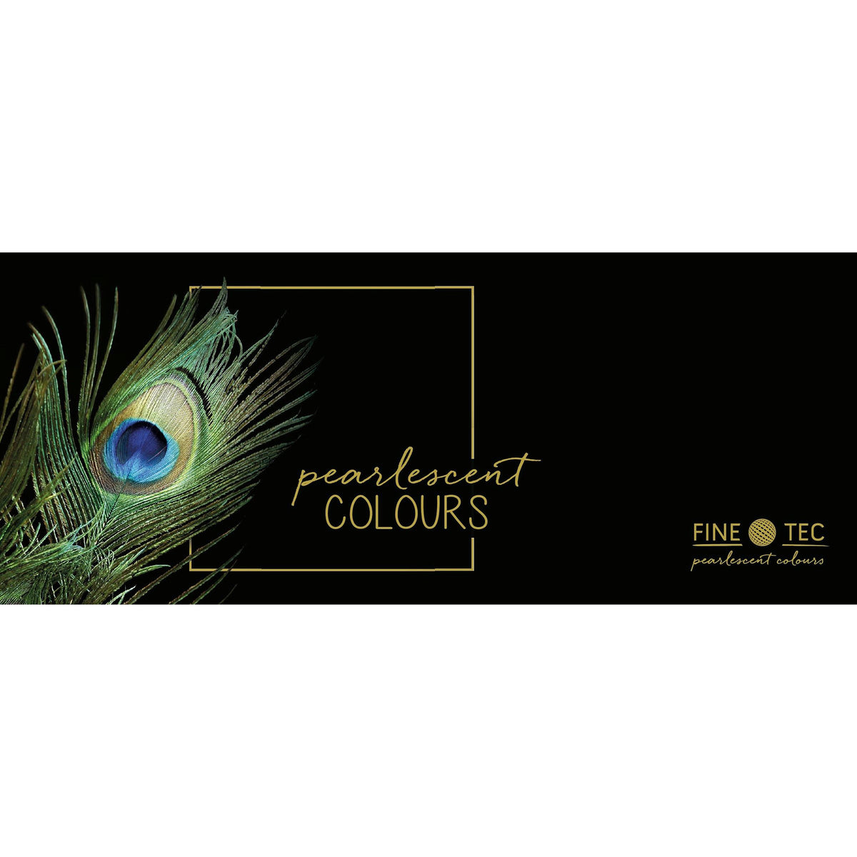FINETEC WATERCOLOR SET – 12 PEARLESCENT COLOURS (RAINBOW)
