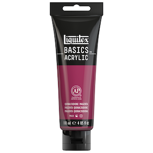 BASICS 4oz TUBE QUINACRIDONE MAGENTA