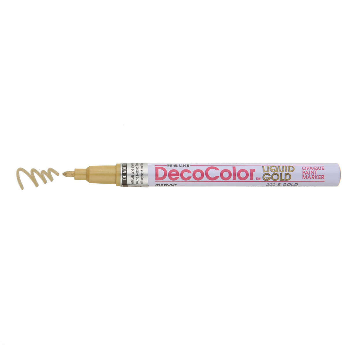 DECOCOLOR PAINT MARKER FINE POINT GOLD