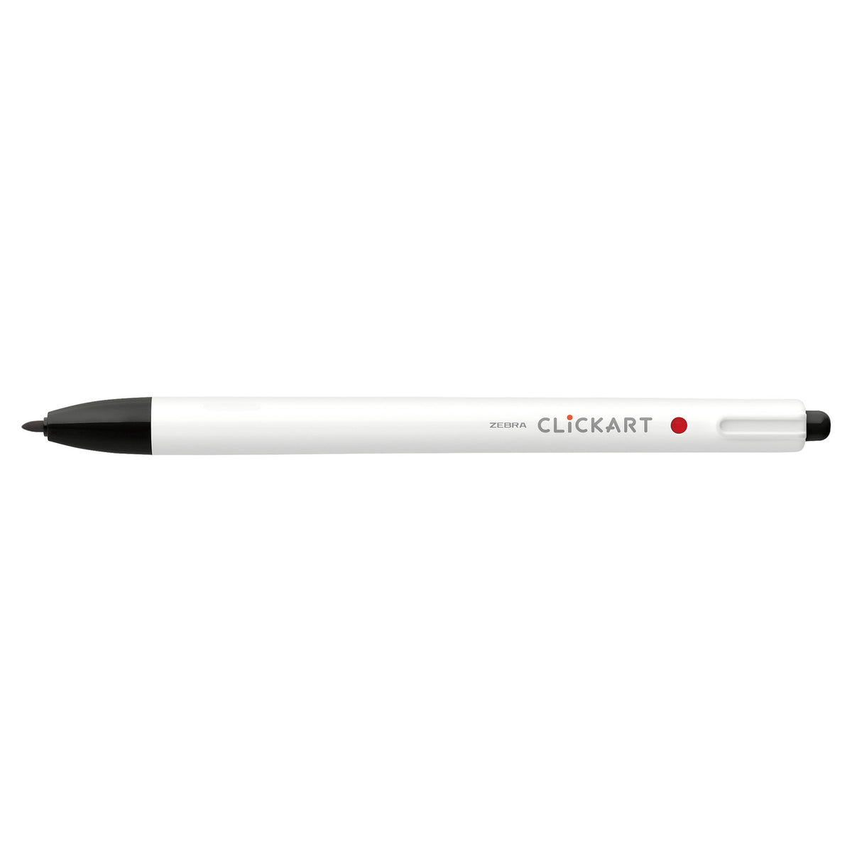 CLICKART RETRACTABLE MARKER PEN 0.6mm BLACK