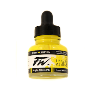 FW INK 1oz PROCESS YELLOW