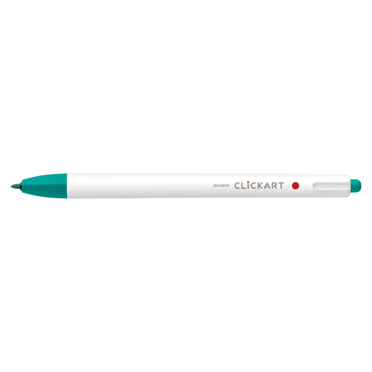 CLICKART RETRACTABLE MARKER PEN 0.6mm BLUE GREEN