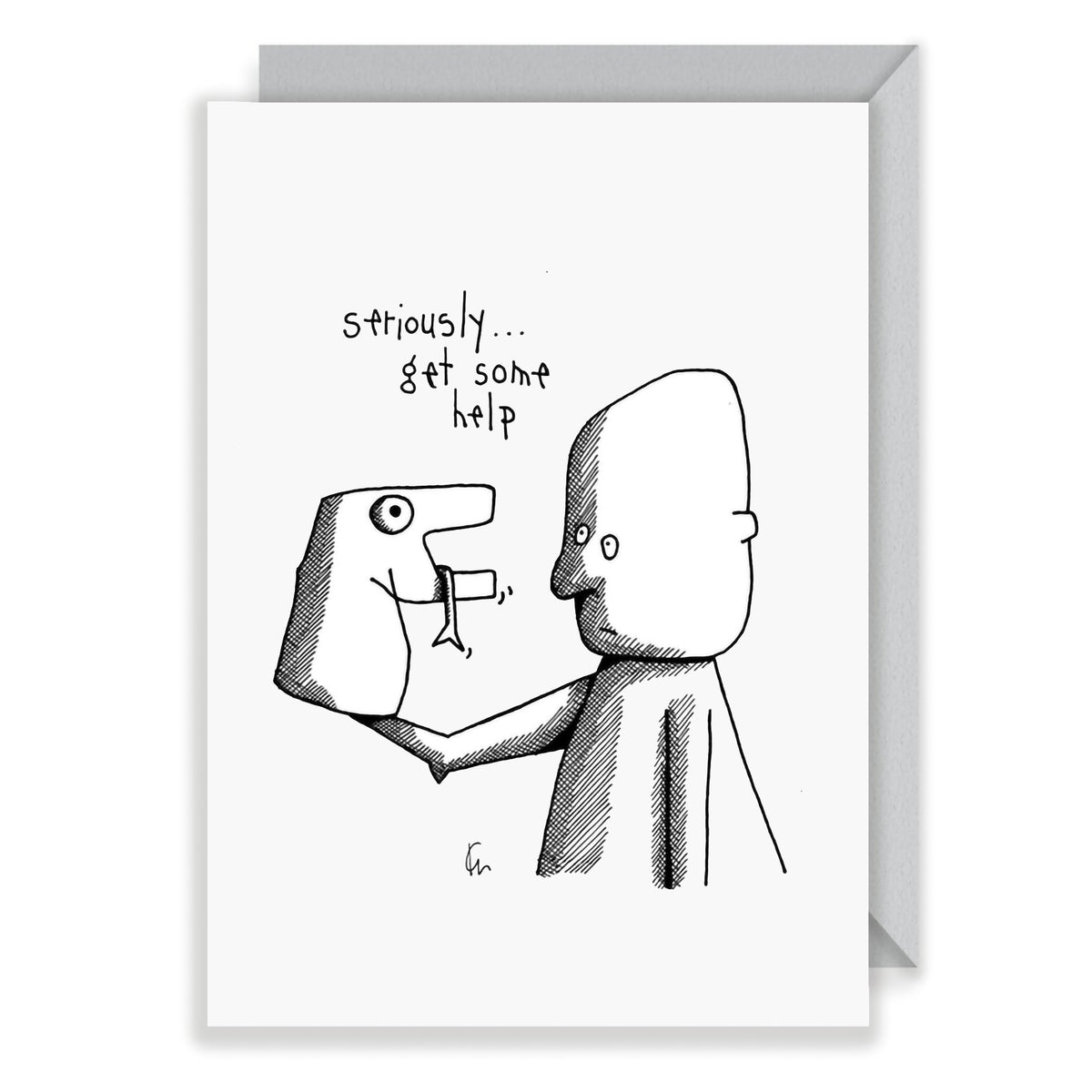 TWO CHAIR CARD - GET SOME HELP