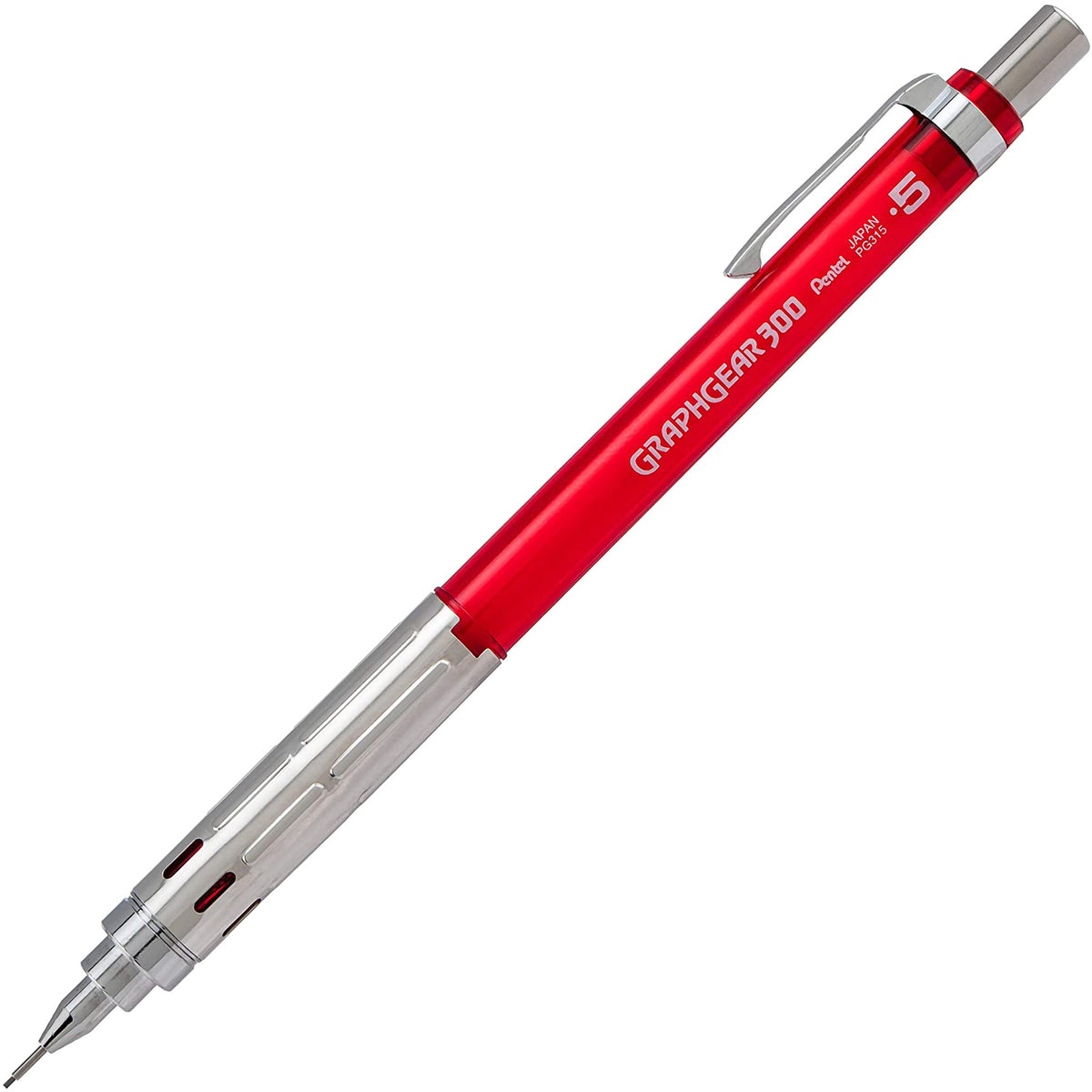 GRAPHGEAR 300 MECHANICAL PENCIL 0.5mm RED