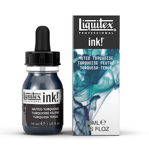 LIQUITEX INK 30ml MUTED TURQUOISE