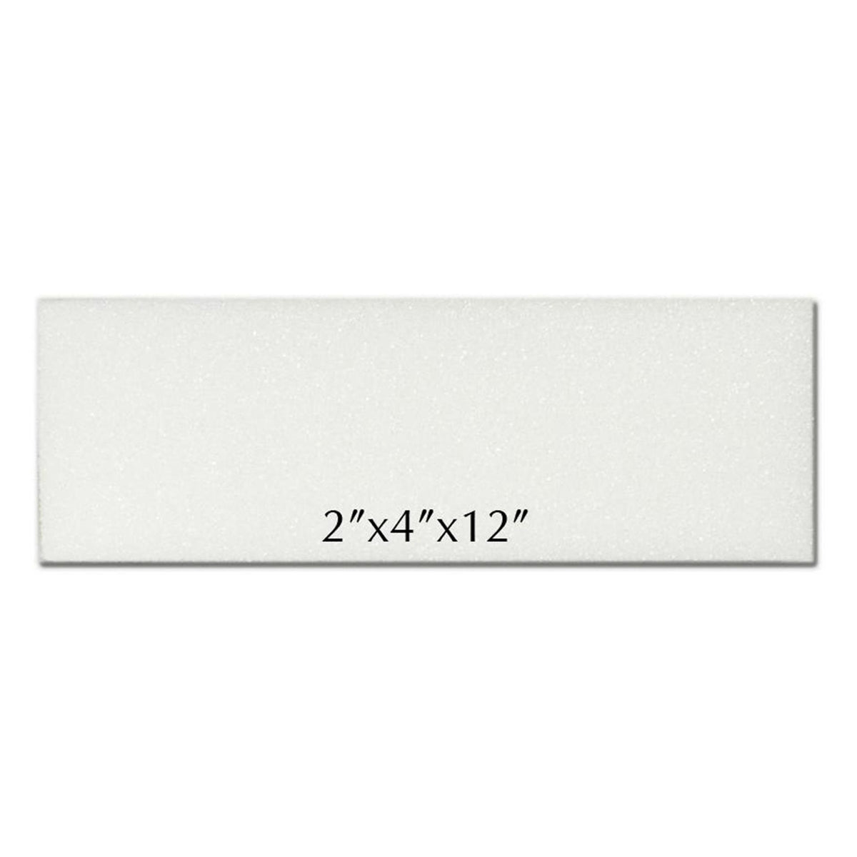 STYROFOAM BLOCK WHITE 2&quot;x4&quot;x12&quot;