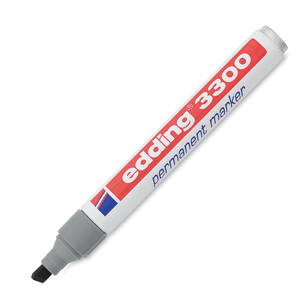 EDDING 3300 CHISEL PERMANENT MARKER GREY