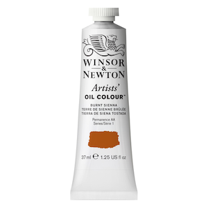 W&amp;N ARTISTS&#39; OIL COLOR BURNT SIENNA 37ml