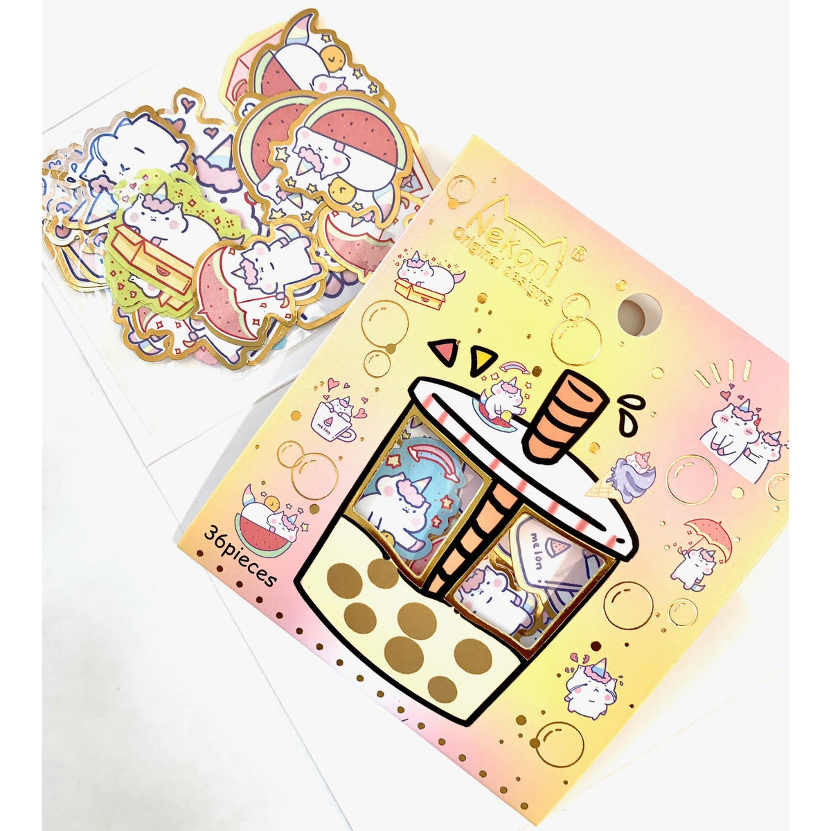 STICKER BAG - UNICORN BOBA