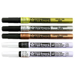 PEN TOUCH FINE 1.0mm WHITE