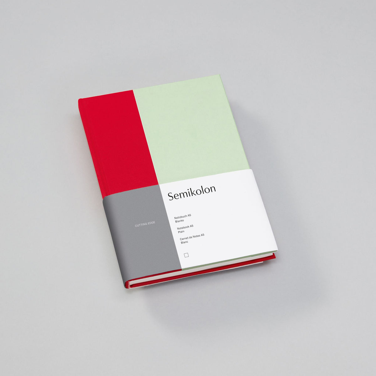 CUTTING EDGE NOTEBOOK A5 RULED CHERRY PISTACHIO