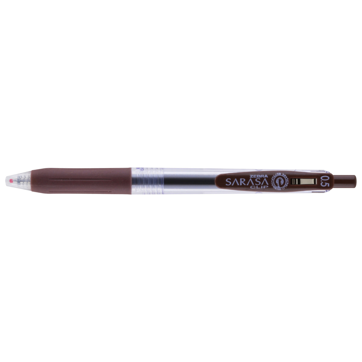 SARASA CLIP GEL RETRACTABLE 0.5mm BROWN