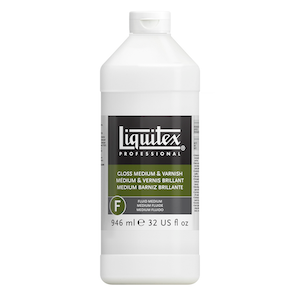 LIQUITEX GLOSS MEDIUM 32oz