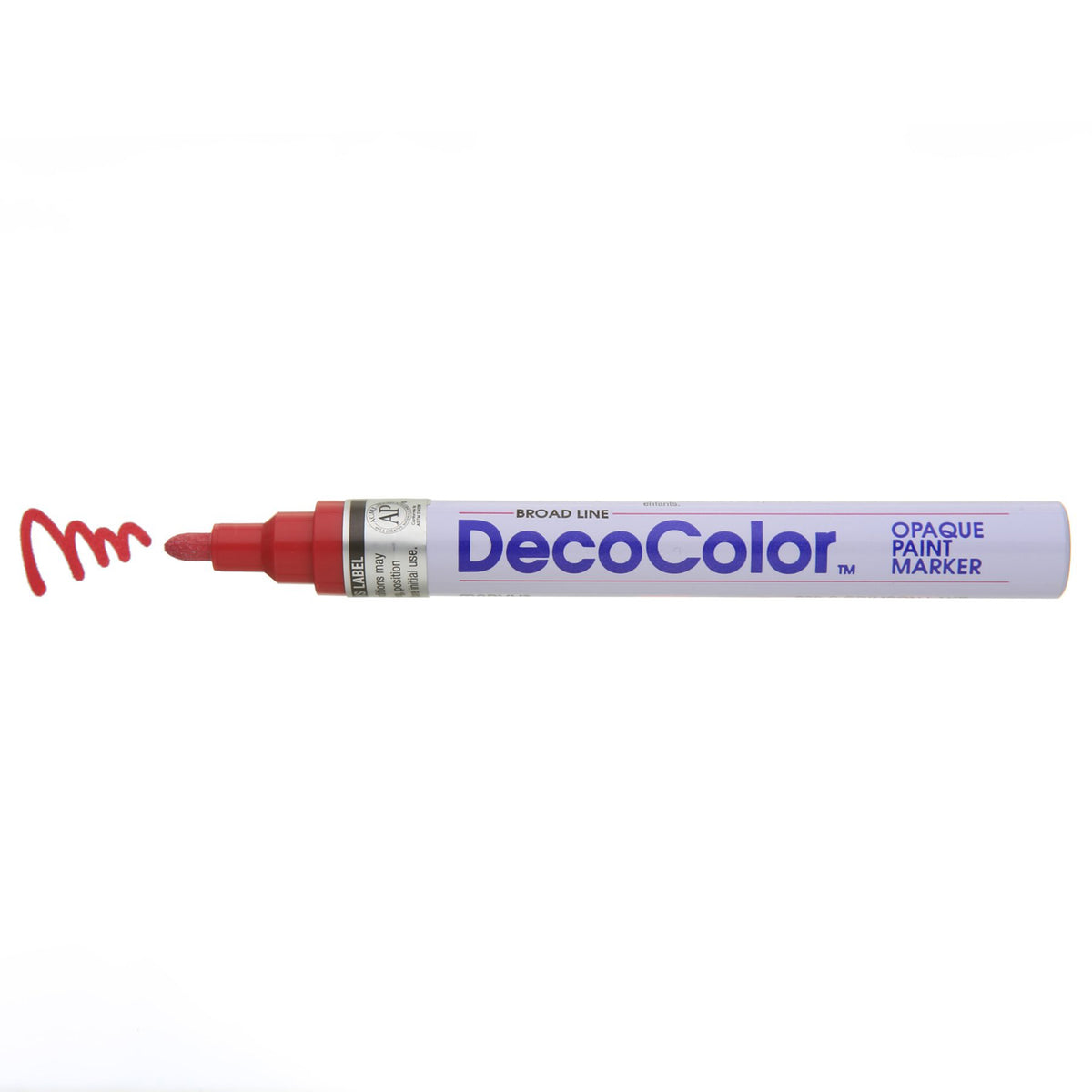 DECOCOLOR PAINT MARKER BROAD POINT CRIMSON LAKE