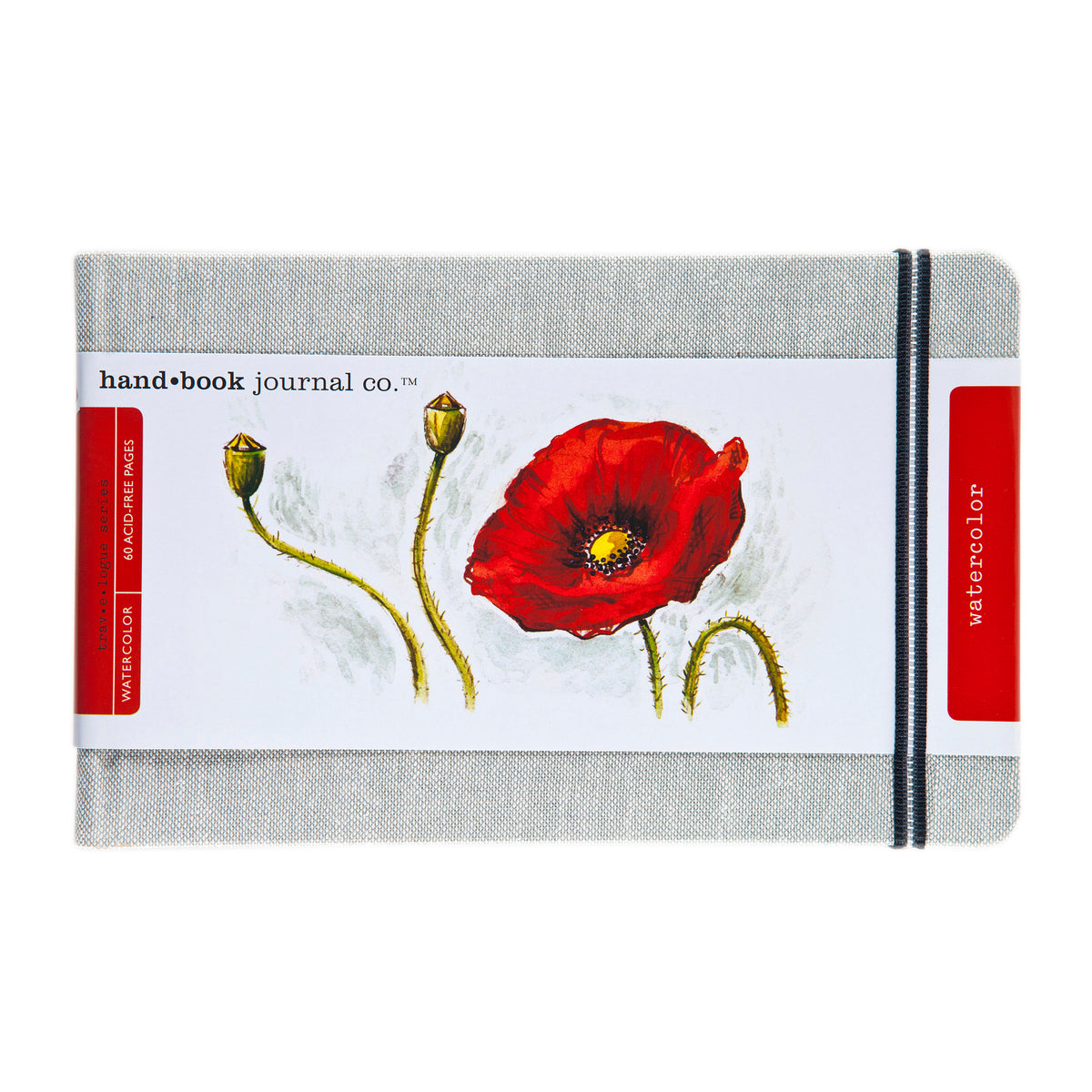 WATERCOLOR LINEN JOURNAL LARGE LANDSCAPE 5.25X8.25