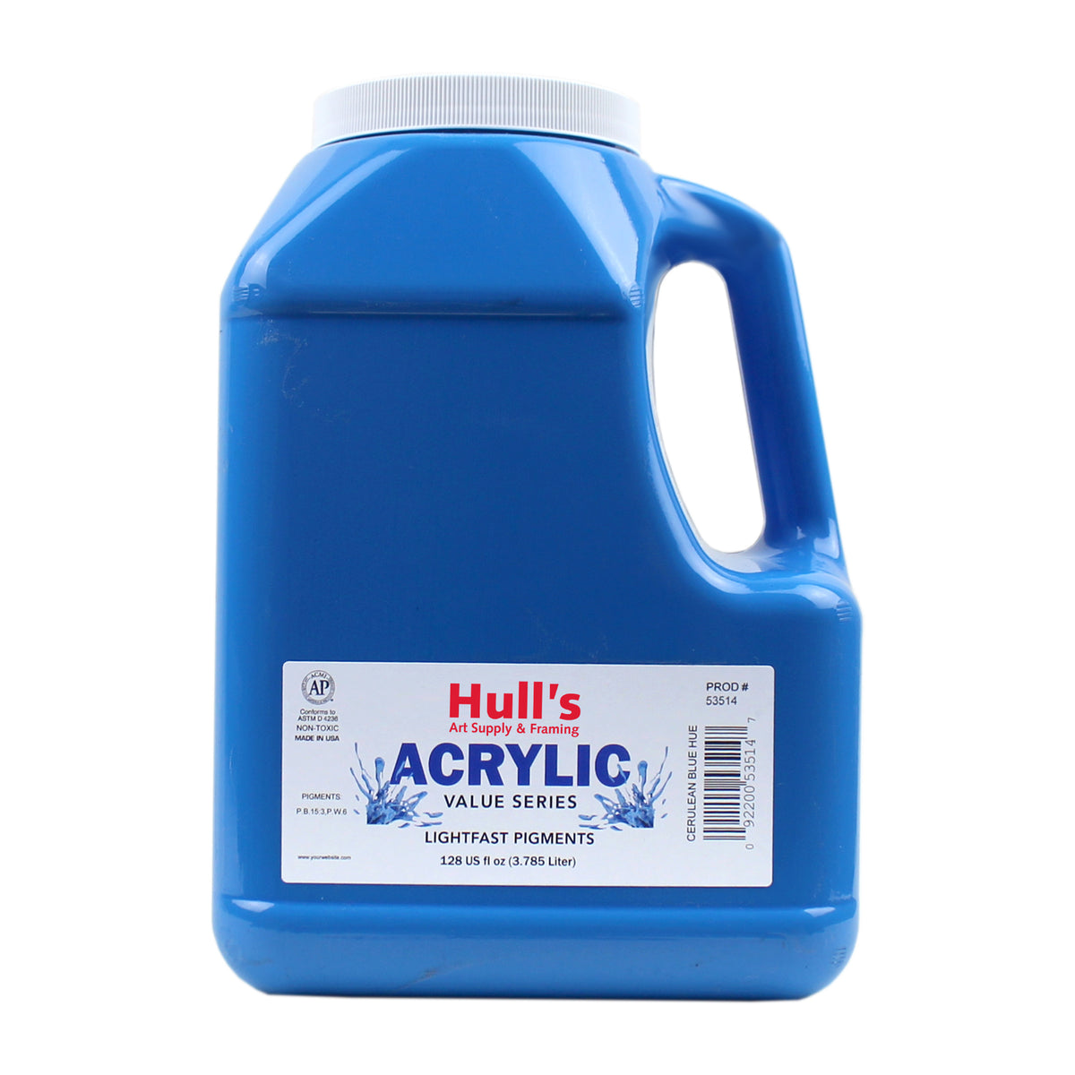 HULLS ACRYLIC GALLON CERULEAN BLUE HUE