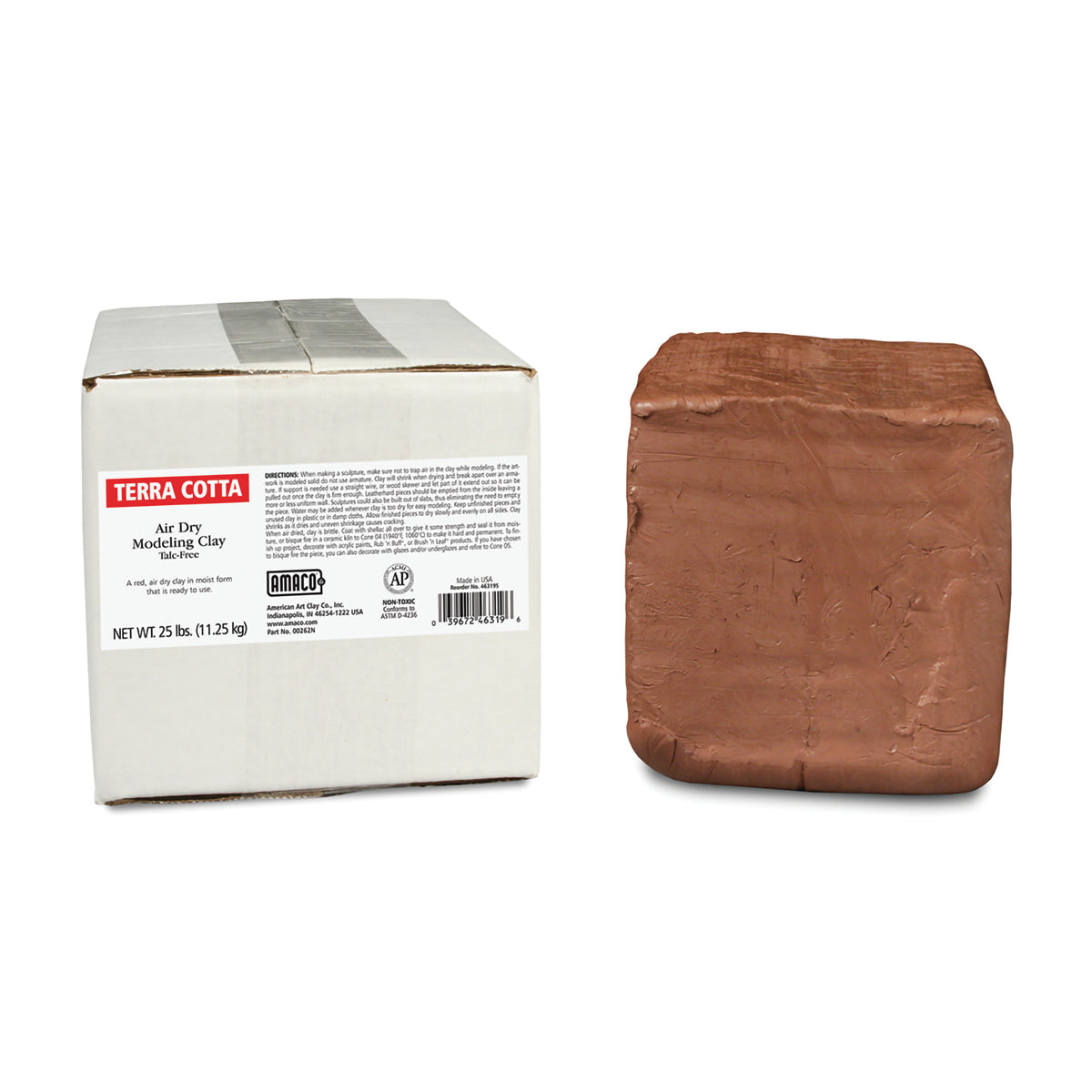 AIR DRY CLAY TERRACOTTA 25LB