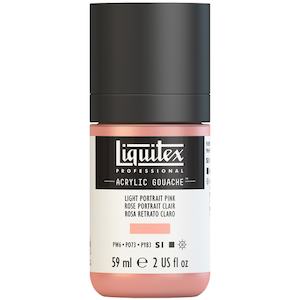 LIQUITEX ACRYLIC GOUACHE 59ml JAR LIGHT PORTRAIT PINK