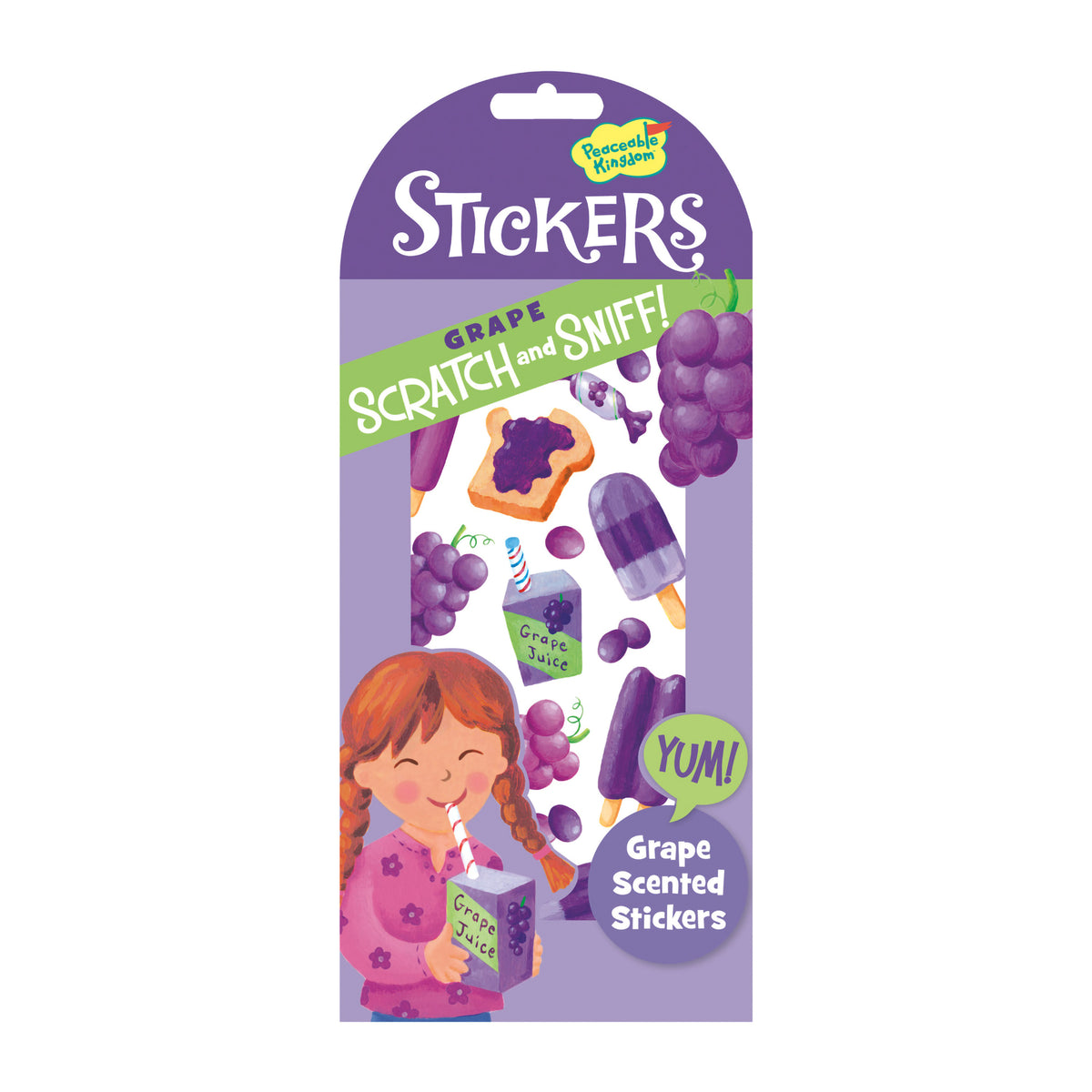 SCRATCH AND SNIFF STICKERS GRAPE