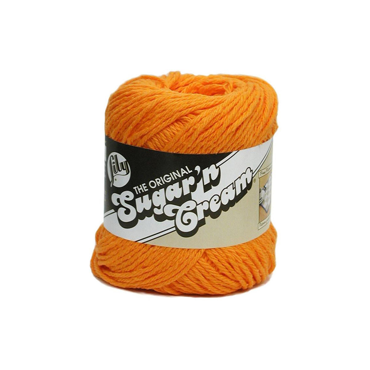 SUGAR N&#39; CREAM YARN 2.5&quot;oz HOT ORANGE