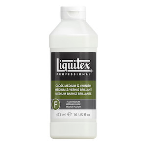 LIQUITEX GLOSS MEDIUM 16oz