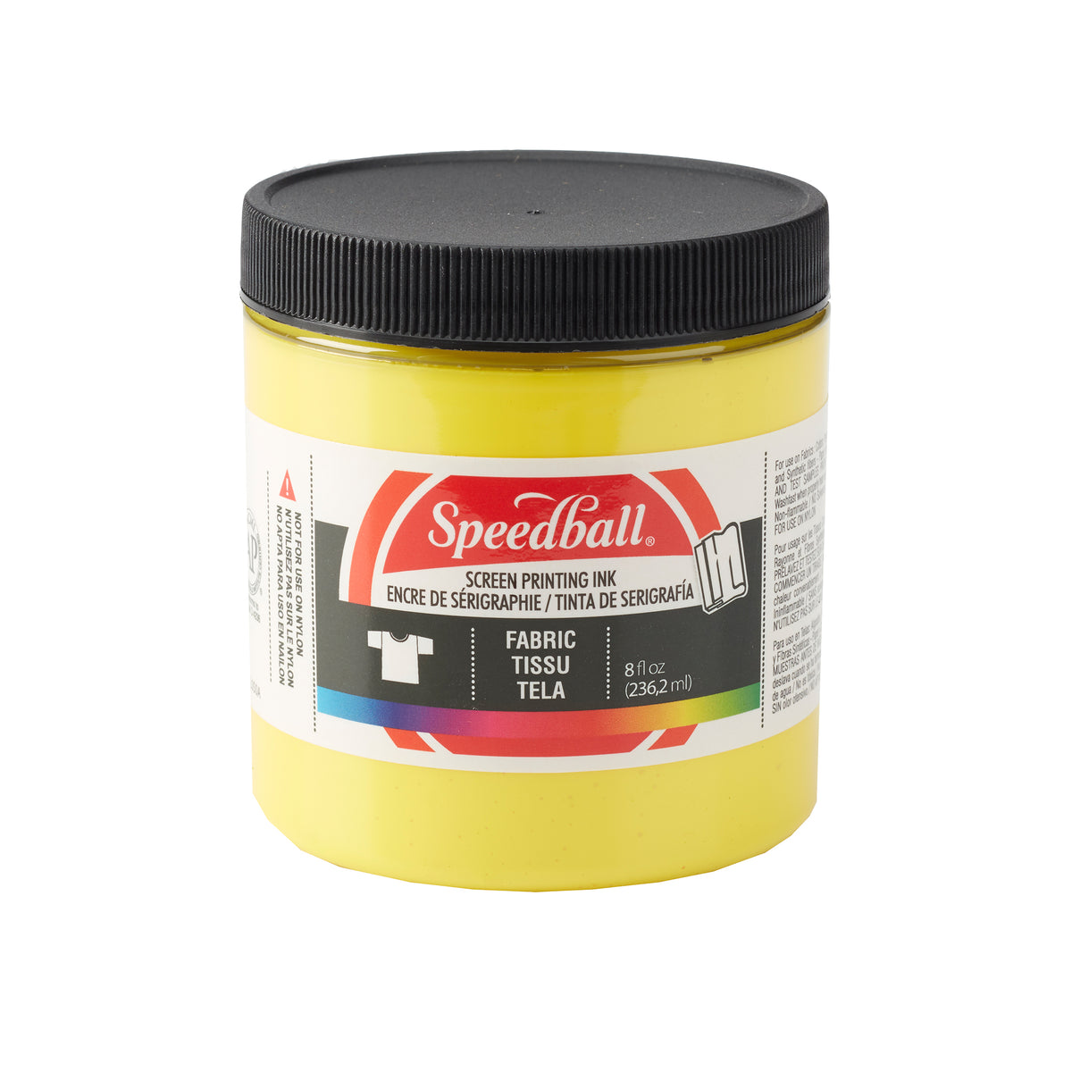 FABRIC SCREEN PRINTING INK 8oz YELLOW