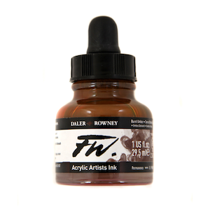 FW INK 1oz BURNT UMBER