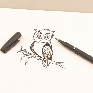 SIGN PEN PIGMENT INK BLACK