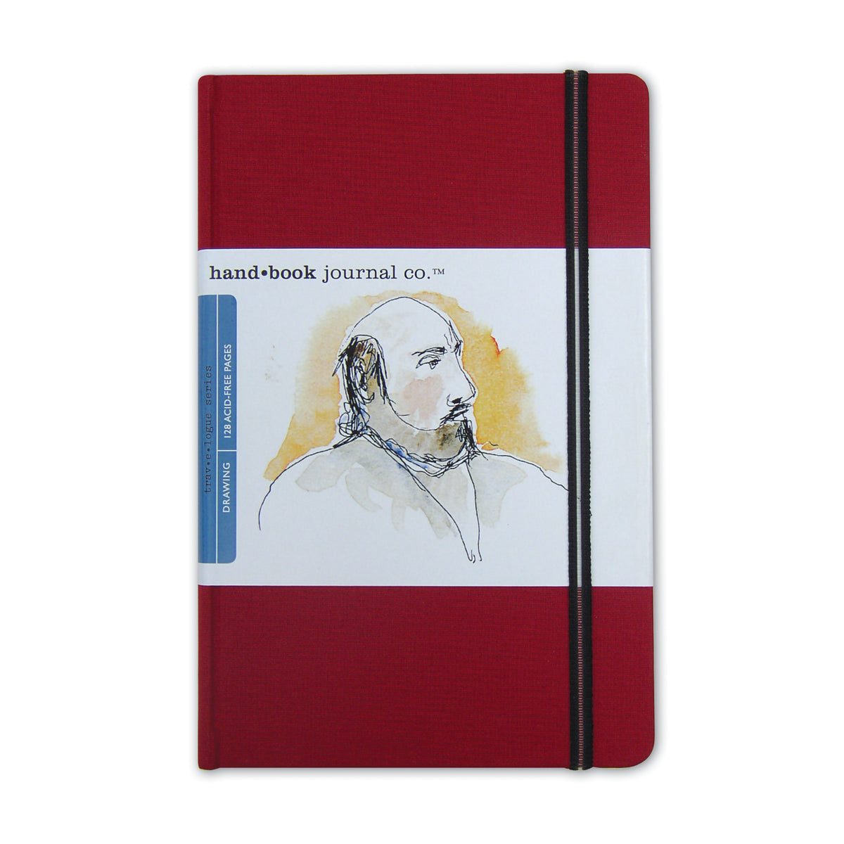 TRAVELOGUE JOURNAL PORTRAIT 5.5X3.5 RED