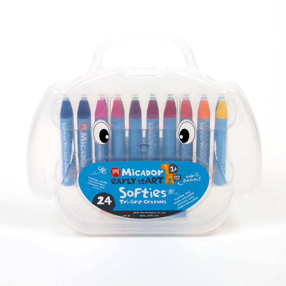 EARLY START SOFTIES TRI-GRIP CRAYONS 24PK