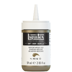 SOFT BODY 59ml JAR IRIDESCENT ANTIQUE GOLD