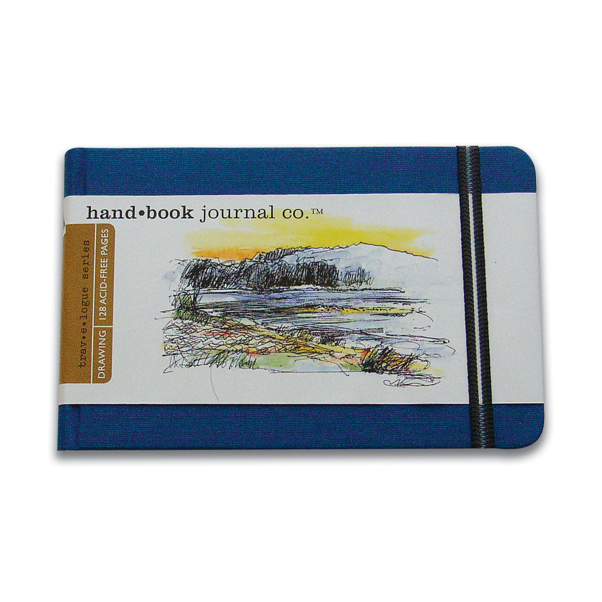 TRAVELOGUE JOURNAL LANDSCAPE 3.5X5.5 BLUE