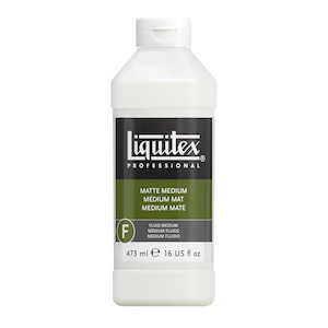 LIQUITEX MATTE MEDIUM 16oz