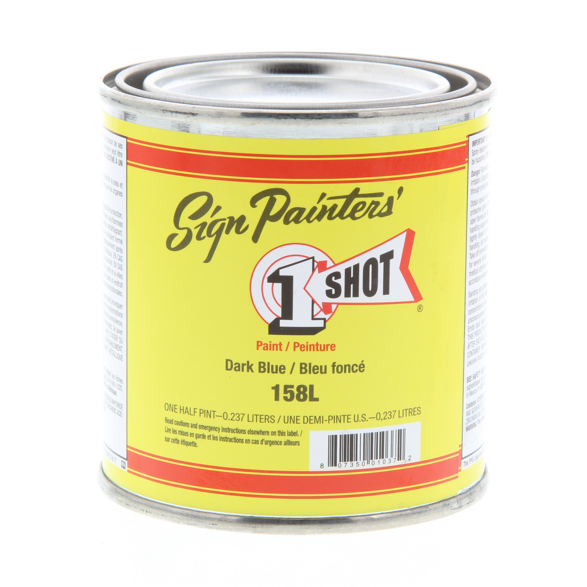 1 SHOT LETTERING ENAMEL DARK BLUE 8oz