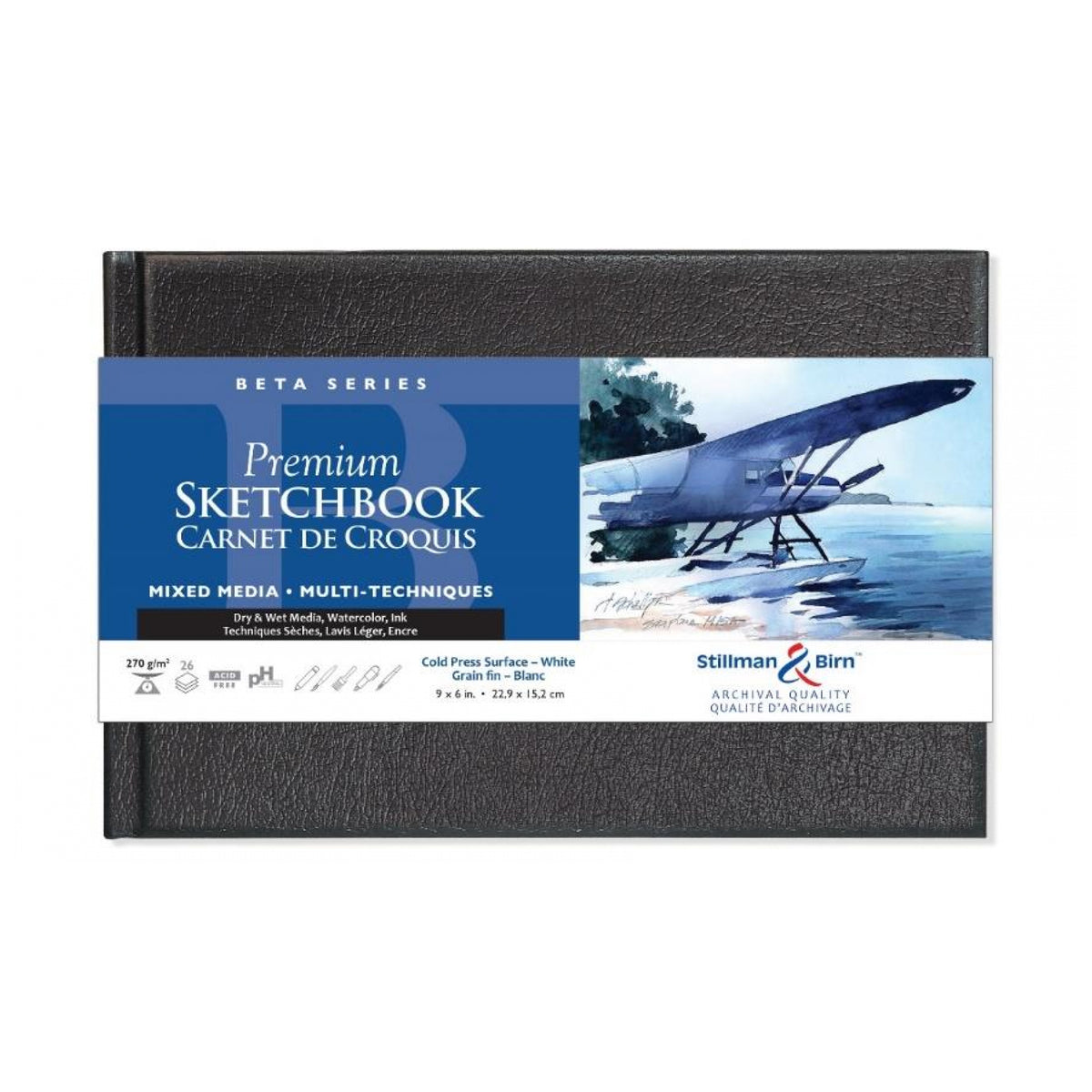 BETA SKETCHBOOK HARDCOVER 9x6