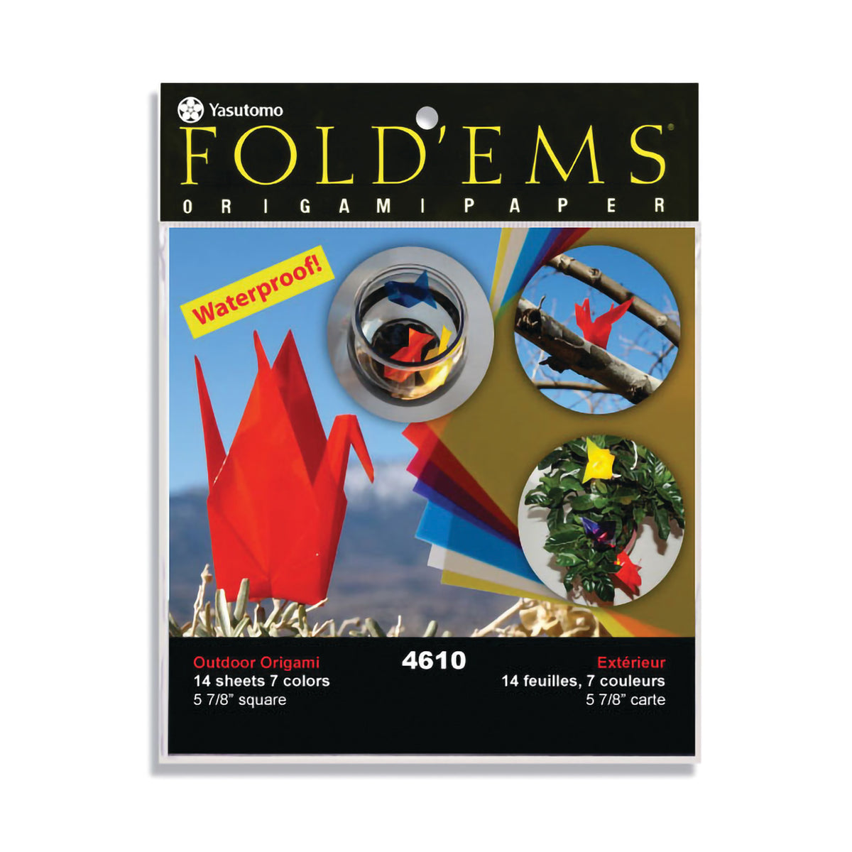 ORIGAMI FOLD&#39;EMS OUTDOOR 14-PACK 5 7/8&quot;