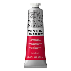 WINTON OIL COLOR 37ml PERMANENT ALIZARIN CRIMSON