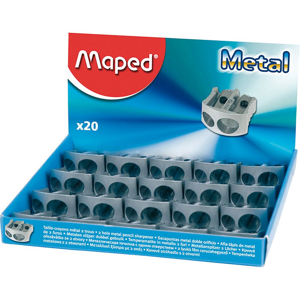 MAPED DOUBLE HOLE SHARPENER BOX/20