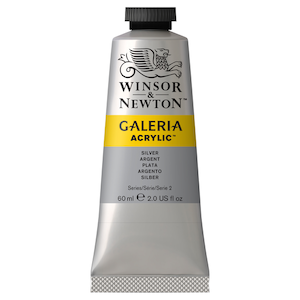 W&amp;N GALERIA ACRYLICS SILVER 60ml