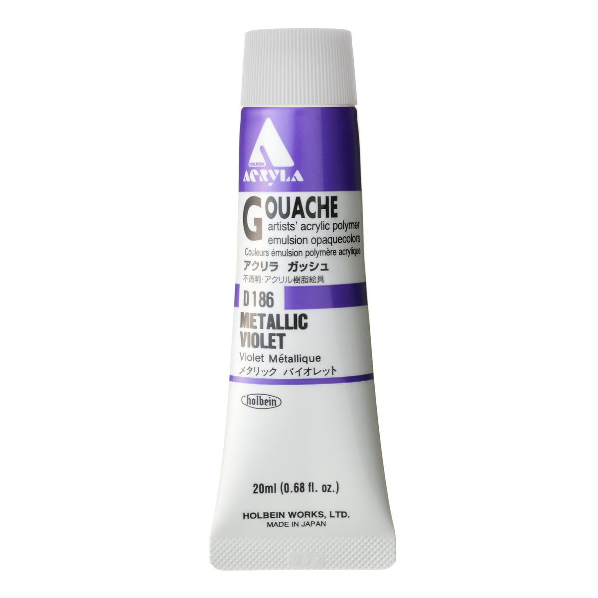 ACRYLA GOUACHE 20ML METALLIC VIOLET