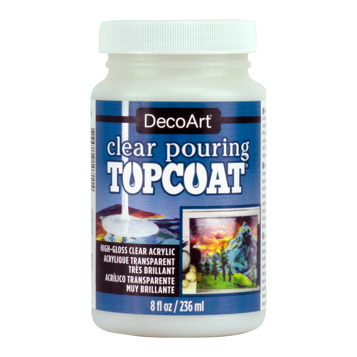 CLEAR POURING TOPCOAT 8oz